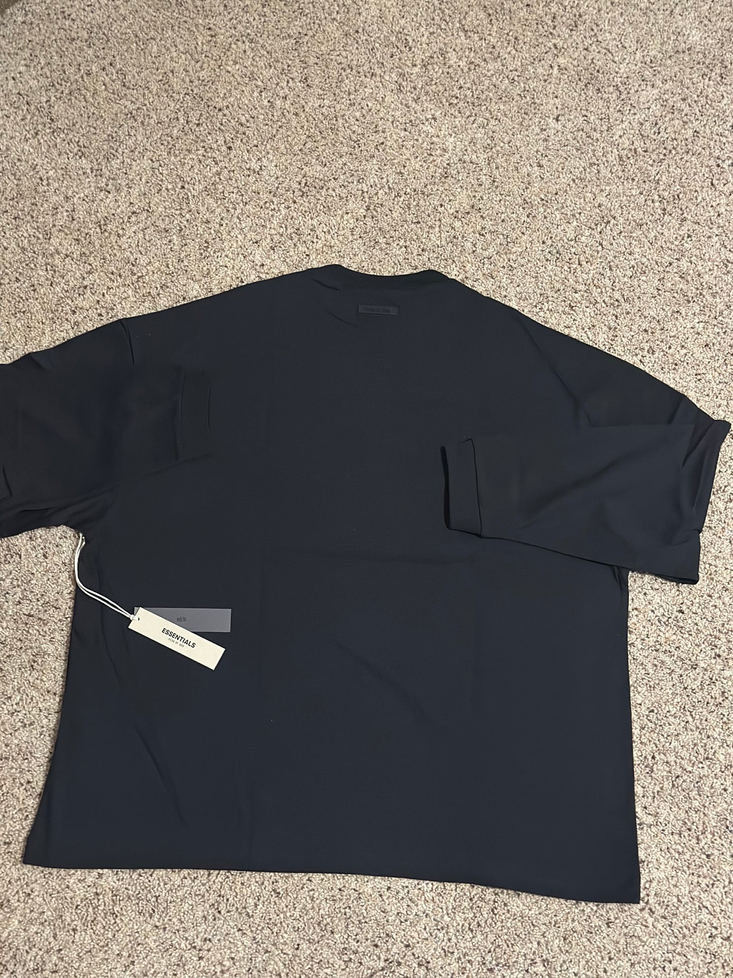 Jet Black Essentials Fear of God Crewneck