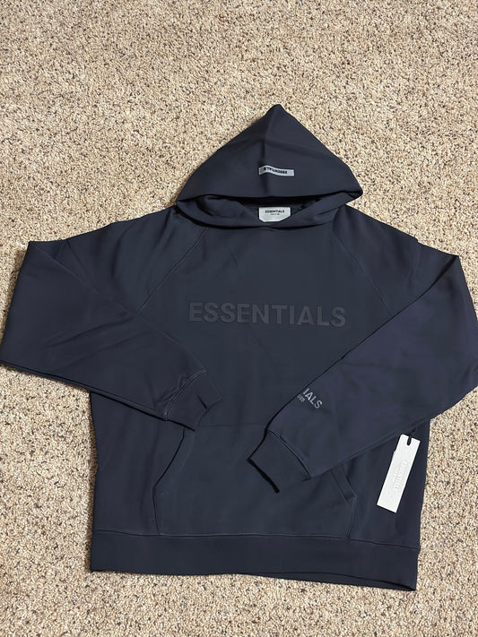 Navy Blue Essentials Fear of God Hoodie