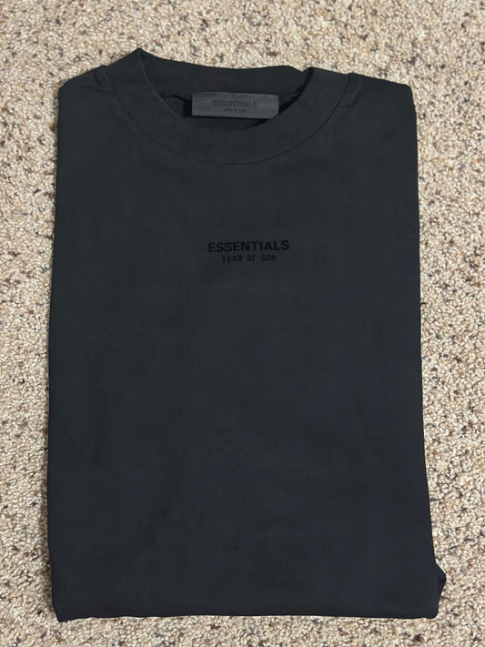 Jet Black Essentials Fear of God Crewneck