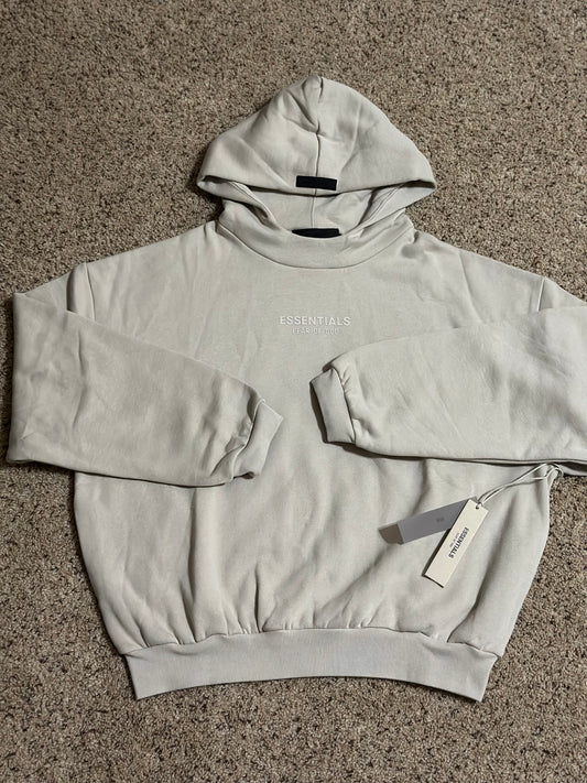 Silver Clou Essentials Fear of God Hoodie