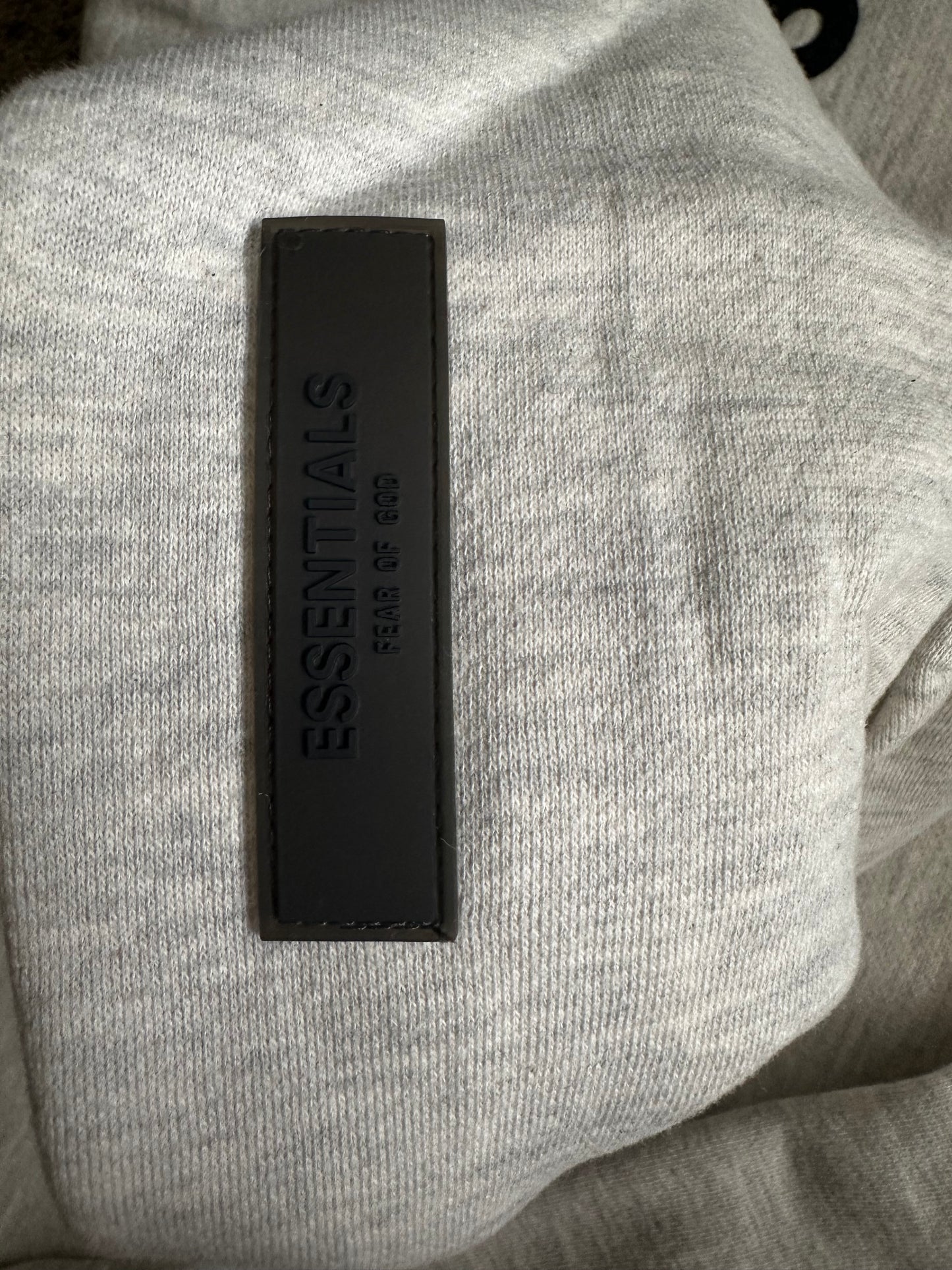 Light Oatmeal Essentials Fear Of God Hoodie