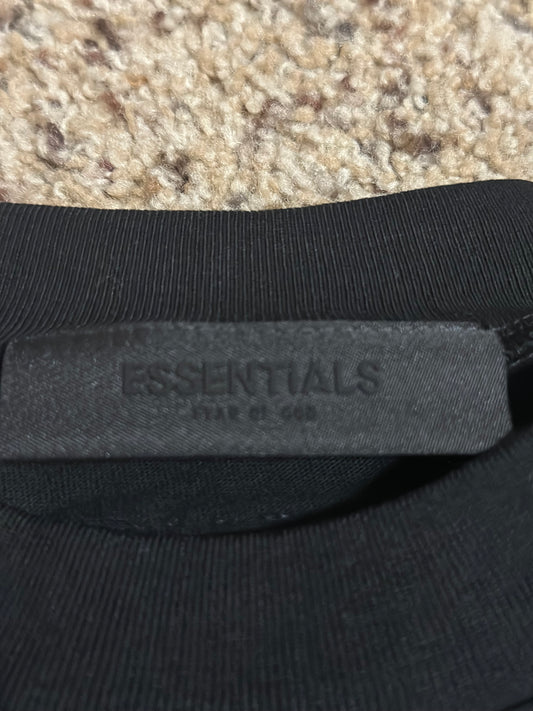 Jet Black Essentials Fear of God Crewneck