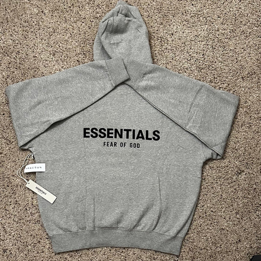 Dark Oatmeal Essentials Fear of God Hoodie