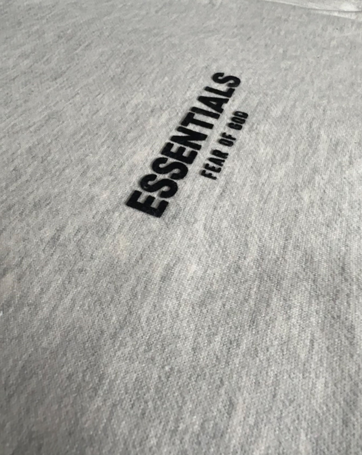 Light Oatmeal Essentials Fear Of God Hoodie
